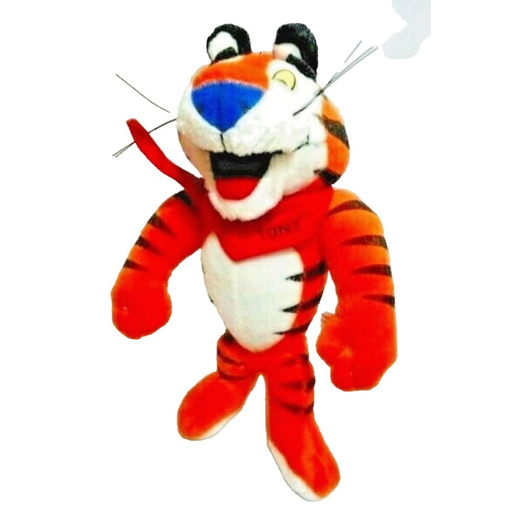 Tony the Tiger Plush 8-in Frosted Flakes Kellogg's Company Vintage 1997 Tag Gift